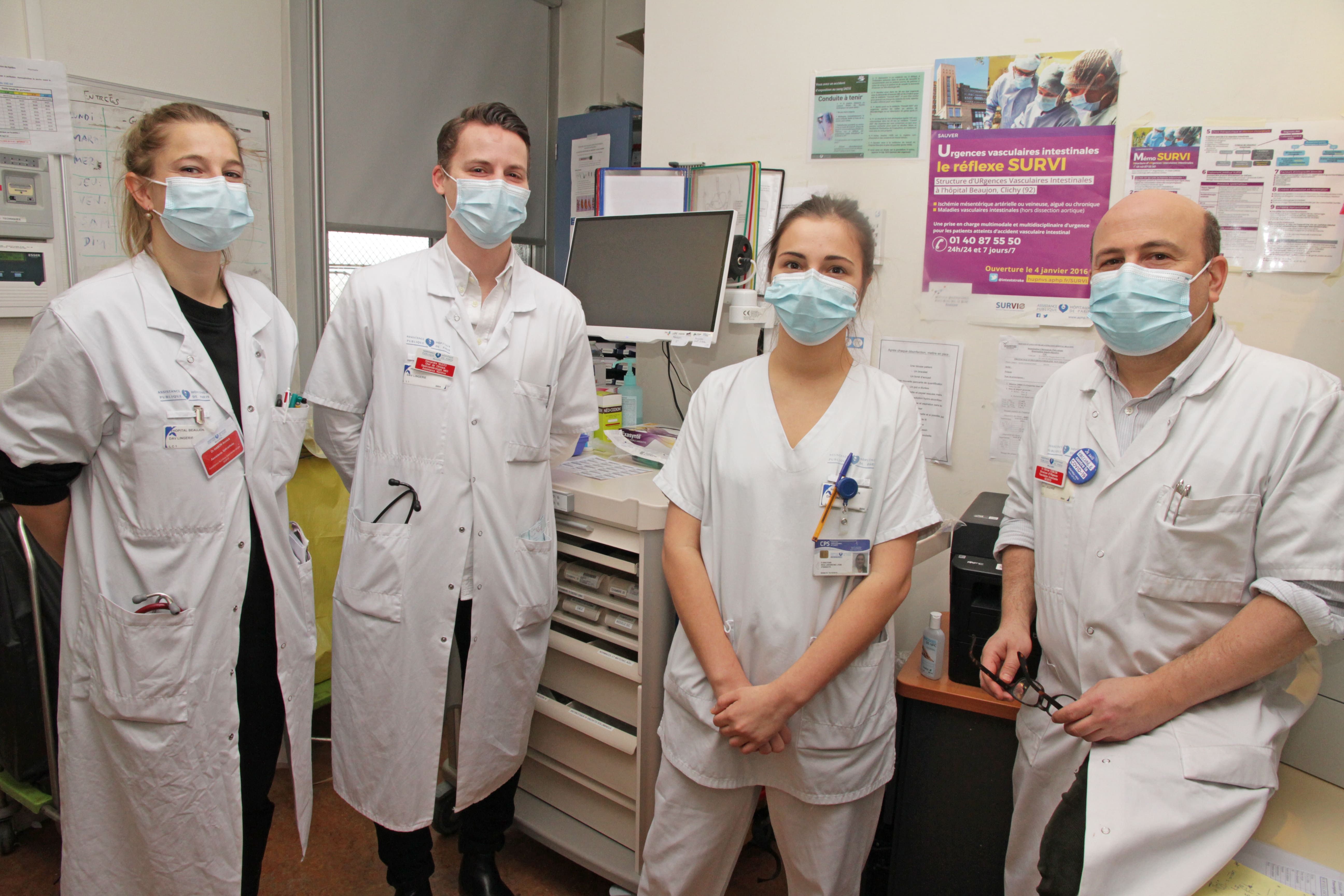 equipe-SURVI-hopital-beaujon