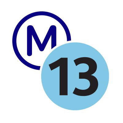 Venir à l'hôpital Beaujon - Métro 13 logo